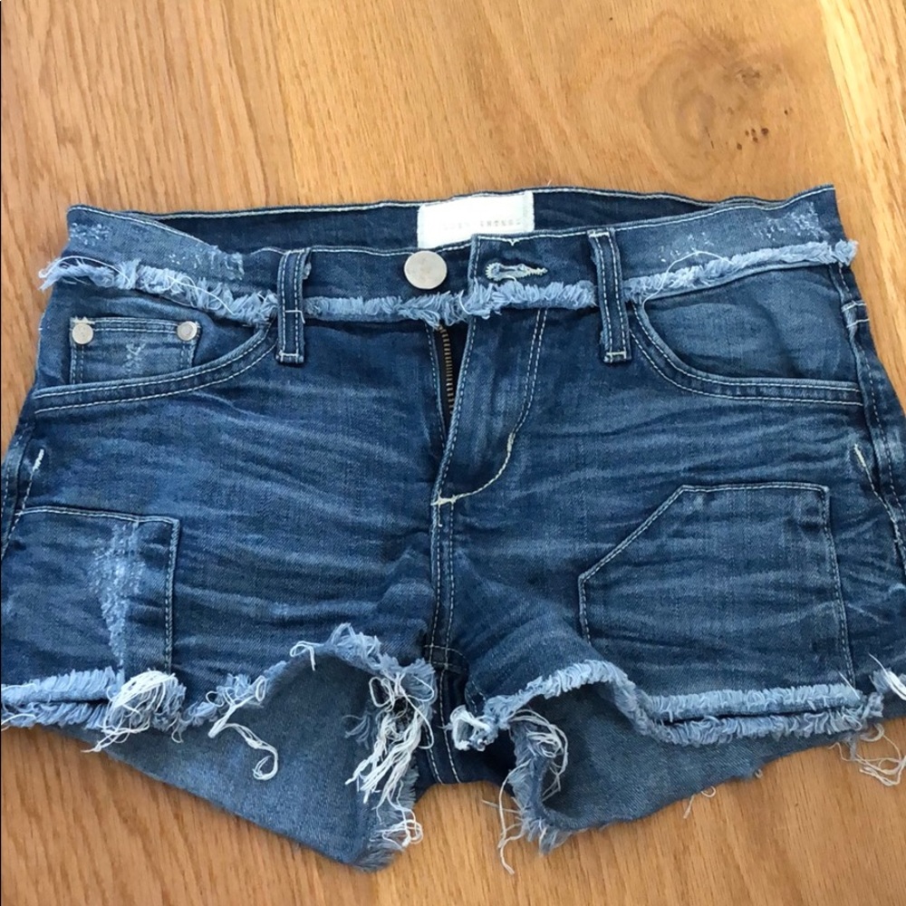 Gilded Intent jean shorts